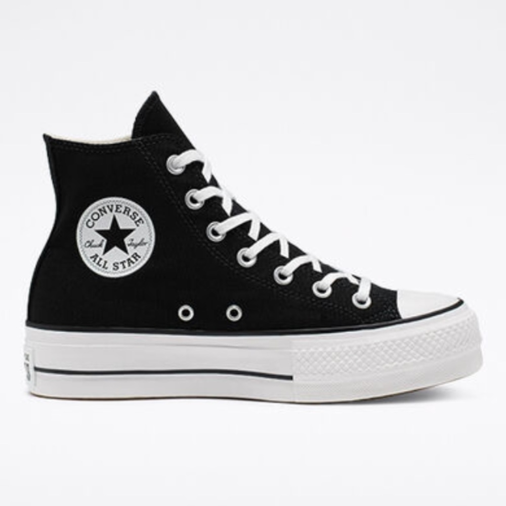 NEW Black Platform Converse